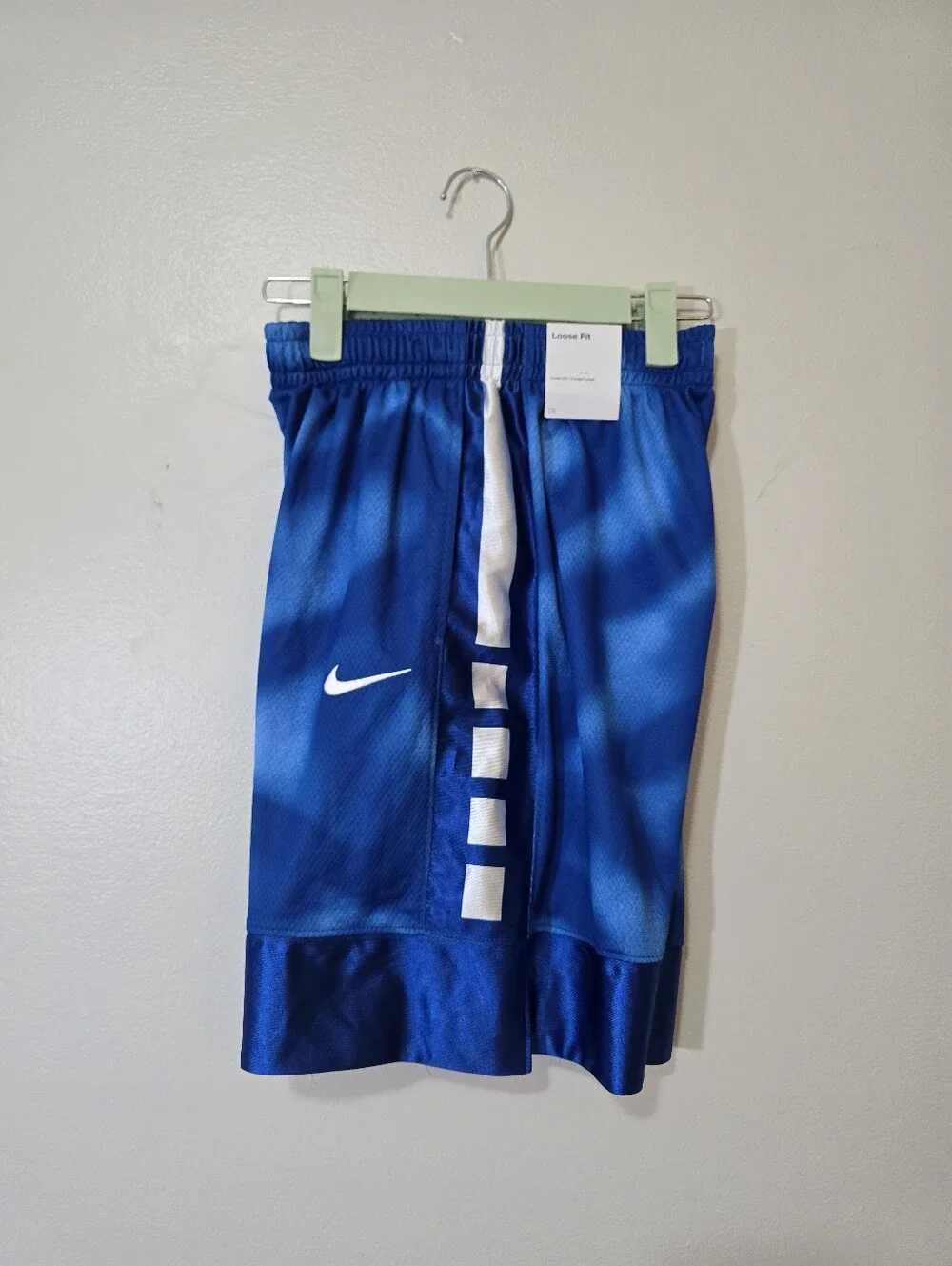 Kids NWT Nike Dri-fit Blue Athletic Basketball Shorts